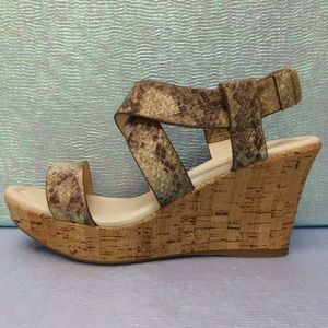 ALDO snakeskin wedges (143)